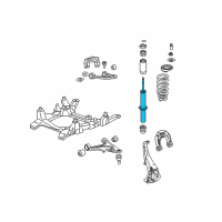 OEM 2011 Cadillac STS Front Shock Absorber Kit Diagram - 19181634