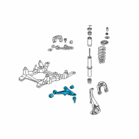 OEM 2008 Cadillac STS Lower Control Arm Diagram - 15921068