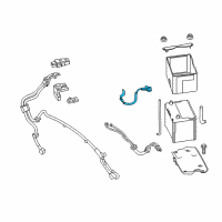 OEM 2021 Infiniti Q60 Cable Assy-Battery Earth Diagram - 24080-6HB0A