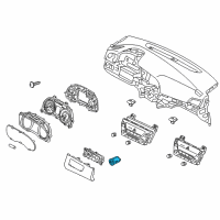 OEM Hyundai Elantra Keyless Entry Transmitter Assembly Diagram - 95430-F2300-SSH