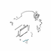 OEM 2006 Nissan Xterra Hose-Auto Transmission Oil Cooler Diagram - 21632-EA200