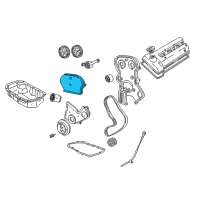 OEM 2004 Dodge Caravan Cover-Timing Belt Diagram - 4648935AA