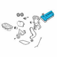 OEM 2003 Dodge Caravan Cover-Cylinder Head Diagram - 4781492AB