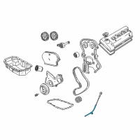 OEM 2003 Dodge Caravan Tube-Engine Oil Indicator Diagram - 4781491AA