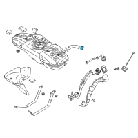 OEM Hyundai Sonata Clamp Assembly Diagram - 31141-D2500