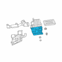 OEM Chrysler 200 Body-Air Cleaner Diagram - 68022259AB