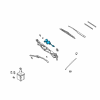 OEM 1998 Nissan Quest WIPER Assembly Windshield Diagram - 28800-7B010