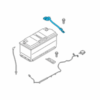 OEM 2020 Kia K900 Battery Sensor Assembly Diagram - 37180J6100