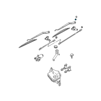 OEM Nissan Murano Cover-Wiper Arm Diagram - 28882-6J000