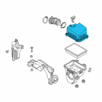 OEM Toyota Upper Cover Diagram - 17735-WB001