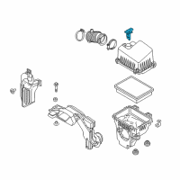 OEM 2016 Scion iA Air Mass Sensor Diagram - 22204-WB001