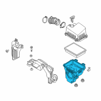 OEM 2019 Toyota Yaris Air Cleaner Body Diagram - 17701-WB001