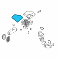 OEM 2019 BMW 330i xDrive Air Filter Diagram - 13-71-8-632-502