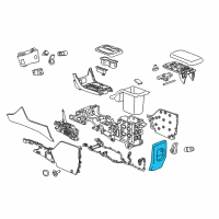 OEM 2017 Chevrolet Colorado Rear Panel Diagram - 23116530