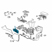 OEM 2015 GMC Canyon Gear Shift Assembly Diagram - 23397472