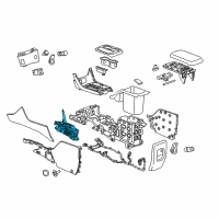 OEM 2017 GMC Canyon Gear Shift Assembly Diagram - 23397472