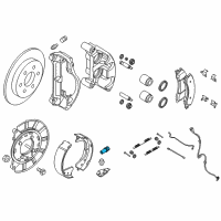 OEM 2016 Nissan Titan XD ADJUSTER Assembly - Rear Brake Diagram - 44200-1PA1B