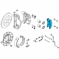 OEM 2019 Nissan Titan Rear Brake Pads Kit Diagram - D4060-EZ60A