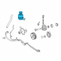 OEM Toyota Tundra Reservoir Diagram - 44360-0C040