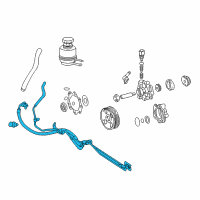 OEM 2005 Toyota Tundra Hose & Tube Assembly Diagram - 44410-0C060