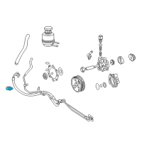 OEM 2008 Toyota Sienna Power Steering Pressure Switch Diagram - 89438-33010