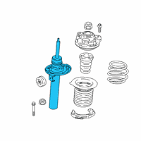 OEM BMW 330e xDrive LEFT FRONT SPRING STRUT Diagram - 31-31-6-879-311