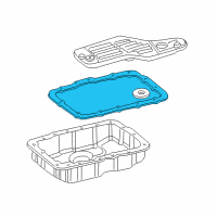 OEM 2008 Ford Explorer Pan Gasket Diagram - 1L2Z-7A191-BA