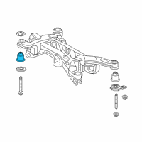 OEM Toyota Venza Mount Cushion Diagram - 52271-0R010