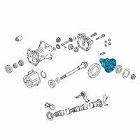 OEM Nissan Murano Case-Differential Diagram - 38421-CA000