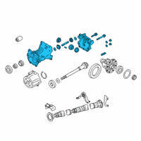 OEM 2019 Nissan Murano Carrier Complete-Gear, Final Drive Diagram - 38310-4BF0A