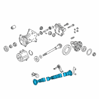 OEM 2020 Infiniti QX50 Shaft Assembly PROPELLER Diagram - 37000-5NA0B