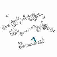 OEM 2019 Infiniti QX50 Support Assembly-Center Bearing Diagram - 37510-5NA0B