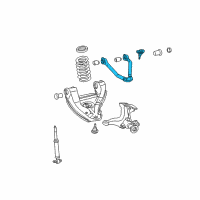 OEM 1999 Chevrolet Express 1500 Front Upper Control Arm Kit (Rh) Diagram - 12543998