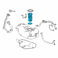 OEM 2015 Chevrolet Spark EV Fuel Pump Diagram - 13592603