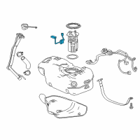 OEM 2013 Chevrolet Spark Fuel Gauge Sending Unit Diagram - 13592606