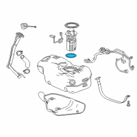 OEM 2014 Chevrolet Spark EV Fuel Pump Assembly Seal Diagram - 95229012