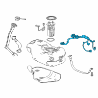 OEM Chevrolet Spark Harness Asm-Fuel Sender Wiring Diagram - 95086221