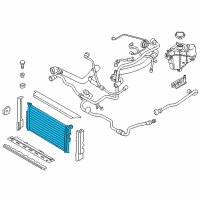 OEM 2018 BMW 330i GT xDrive Radiator Diagram - 17-11-8-482-622