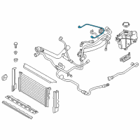 OEM 2021 BMW 230i xDrive HOSE, CYLINDER HEAD-EXPANSIO Diagram - 17-12-9-845-173