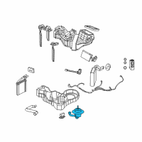 OEM 2004 Dodge Viper Motor-Blower With Wheel Diagram - 5093248AB