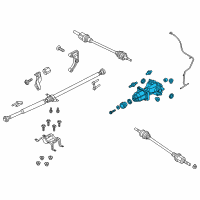 OEM Lincoln MKX Differential Diagram - EA1Z4000A