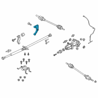 OEM 2015 Ford Escape Rear Bracket Diagram - CV6Z-4K204-A