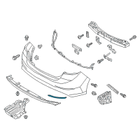 OEM 2018 Hyundai Elantra Reflector/Reflex Assembly-Rear Lh Diagram - 92405-F2000