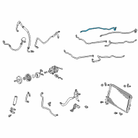 OEM 2005 Toyota Sequoia Evaporator Tube Diagram - 88716-0C080