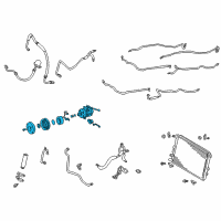 OEM 2005 Toyota Sequoia Compressor Diagram - 88320-0C101