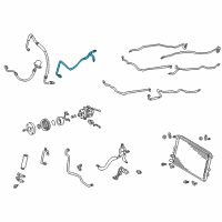 OEM 2007 Toyota Sequoia Evaporator Tube Diagram - 88716-0C230