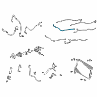 OEM 2003 Toyota Sequoia Evaporator Tube Diagram - 88716-0C060