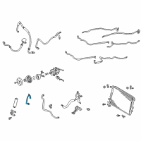 OEM 2003 Toyota Sequoia AC Tube Diagram - 88716-0C040