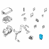 OEM Ford Crown Victoria Relay Diagram - 5M5Z-14N089-A