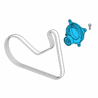 OEM 2021 BMW 840i xDrive Gran Coupe Mechanical Belt Tensioner Diagram - 11-28-8-580-360